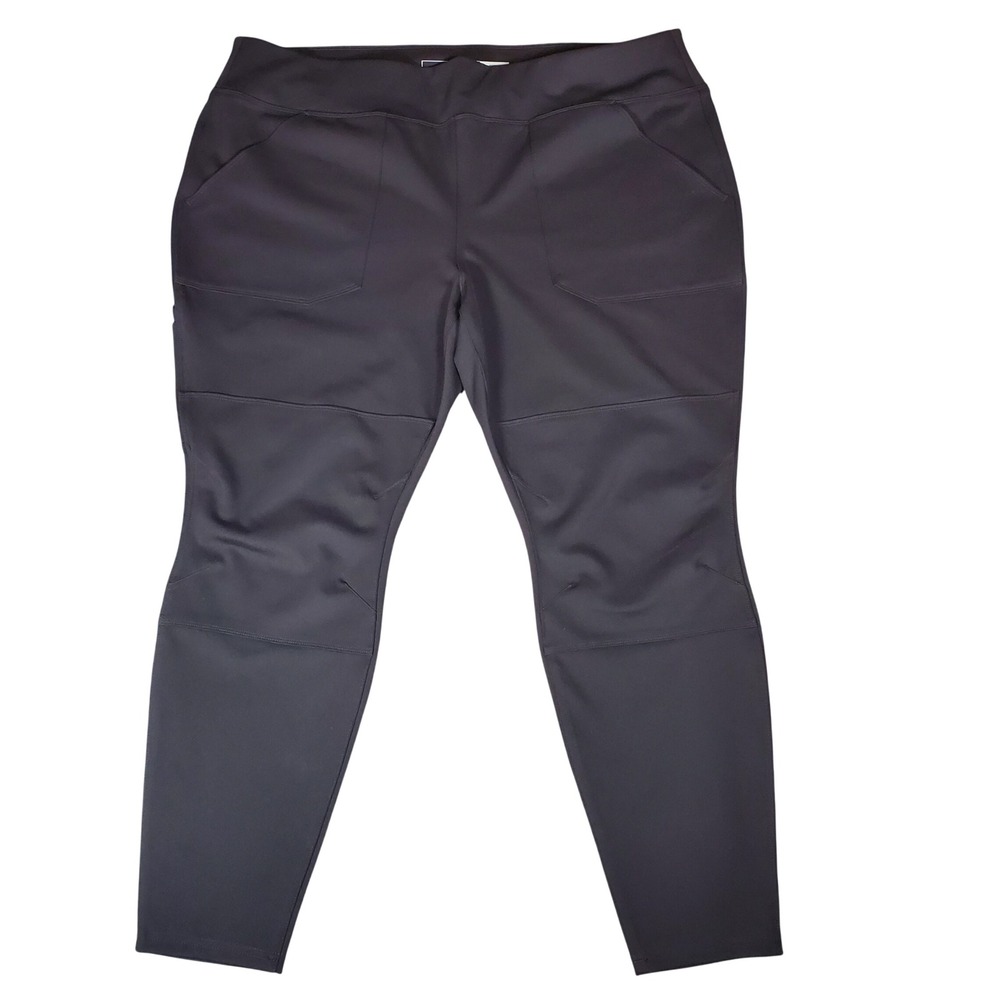 Carhartt Force Womens 2X Black Midweight Utility Work Leggings 102482 Pockets